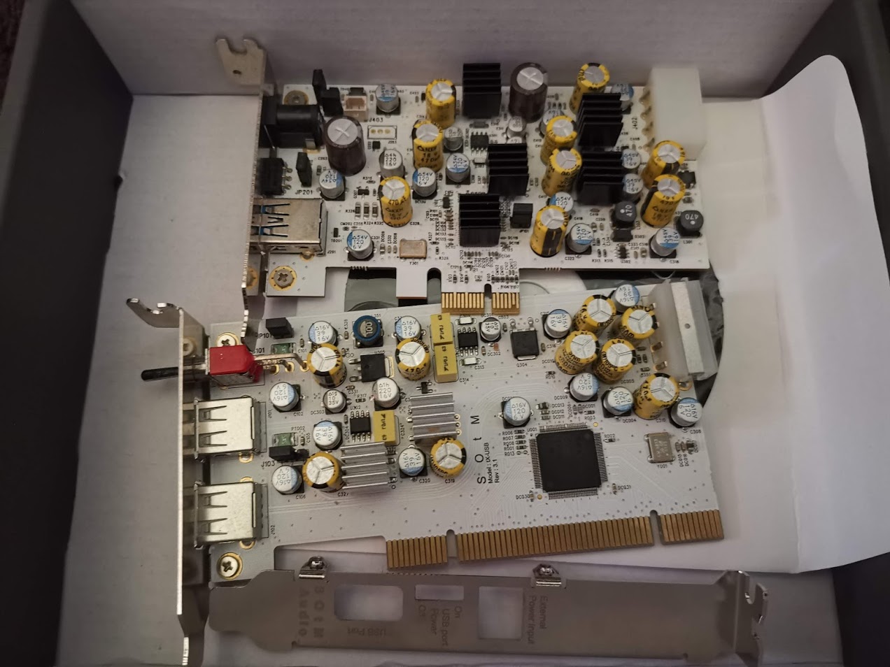 System Change: SOtM PCI-e USB card